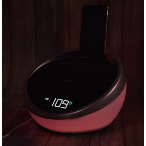 iHome GlowTunes Color Changing Alarm Clock Radio for Apple / iPod WORKS iA17 - Picture 4 of 13